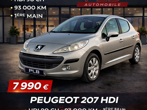 Peugeot 207 1.6 HDI 90 EXECUTIVE 5P 1 ERE MAIN 2006 occasion RODEZ 12000