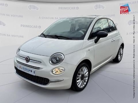 Fiat 500 1.2 8v 69ch Lounge 2017 occasion Dijon 21000