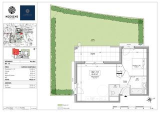  Appartement � vendre 2 pi�ces 45 m�