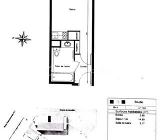  Appartement � vendre 1 pi�ce 23 m�