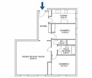  Appartement � vendre 3 pi�ces 81 m�