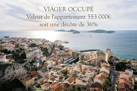   VALLON DES AUFFES - VIAGER OCCUP� - T3/4 vue panoramique mer et ville Maison - 4 pi�ce(s) - 86 m�