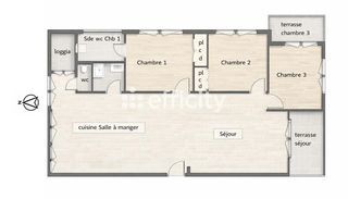  Appartement � vendre 4 pi�ces 100 m�