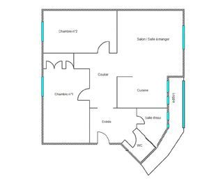  Appartement � vendre 3 pi�ces 49 m�