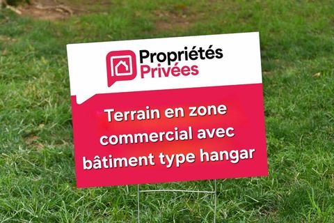 Opportunit&eacute; unique &agrave; Blaye - Terrain en zone commercial avec b&acirc;timent type hangar de 600 m&sup2; 215000 33390 Blaye
