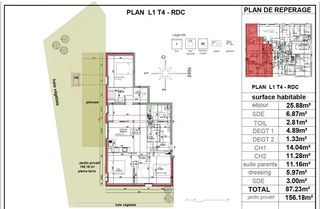  Appartement � vendre 4 pi�ces 87 m�