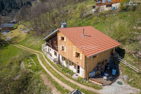   74130 - BRIZON - CHALET R�NOV� 160M2 (144M2 HABITABLES) - TERRASSE, POTAGER - SUPERBE CADRE NATUREL - PROCHE DE LA VALL�E DE L'A Chalet - 6 pi�ce(s) - 144 m�