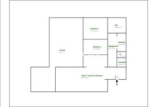  Appartement � vendre 3 pi�ces 107 m�