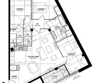  Appartement � vendre 4 pi�ces 87 m�