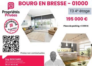  Appartement � vendre 3 pi�ces 58 m�