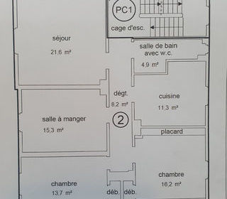 Appartement � vendre 4 pi�ces 91 m�