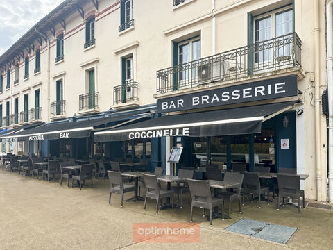 Murs et Fonds RESTAURANT PIZZERIA BAR 390 M2, terrasse 50 places assises sur rue pi&eacute;tonne 420000 32150 Barbotan les thermes