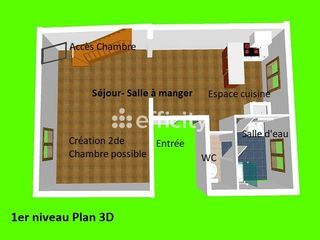 Appartement � vendre 3 pi�ces 57 m�