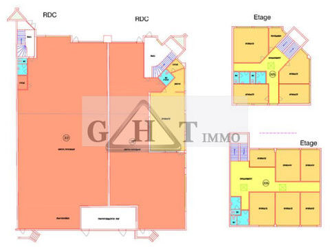 A LOUER -  475 M&sup2; - ENTREPOT ET BUREAUX - LE BLANC MESNIL 4749 93150 Le blanc mesnil