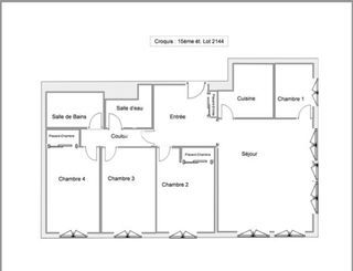  Appartement � vendre 5 pi�ces 91 m�