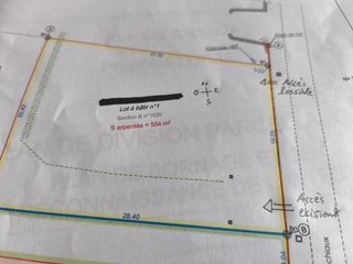  Terrain � vendre 554 m�