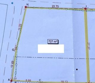  Terrain � vendre 727 m�