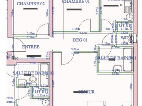   04200061 - Appartement - F3 - Blotzheim (68730) Appartement - 3 pi�ce(s) - 61 m�