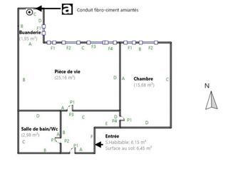  Appartement � vendre 2 pi�ces 51 m�