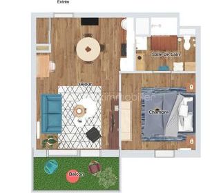  Appartement � louer 2 pi�ces 41 m�