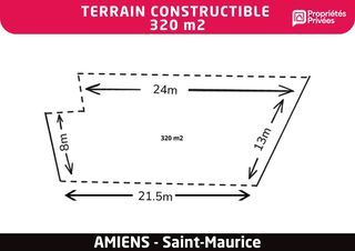  Terrain � vendre 320 m�