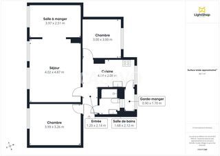  Appartement � vendre 4 pi�ces 66 m�