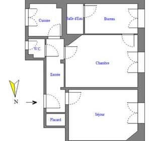  Appartement � vendre 3 pi�ces 41 m�