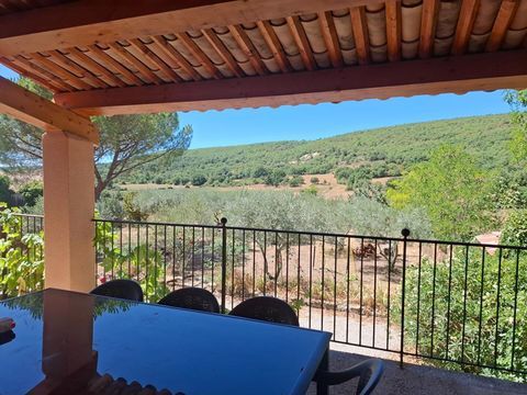   PAYS DE FORCALQUIER, BELLE PROPRIETE DE 140 M� AVEC GARAGE + G�TE, CHAMBRE D'H�TE ET PISCINE SUR PLUS D'UN HECTARE DE TERRAIN Maison - 10 pi�ce(s) - 210 m�