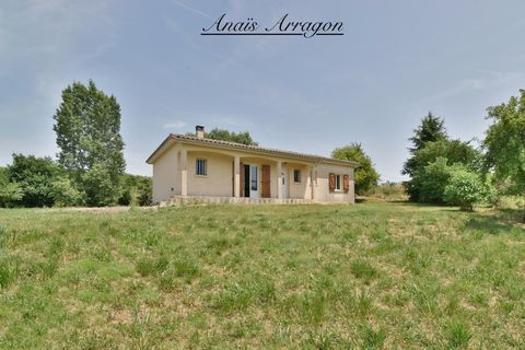   Maison plain pied - Cadre idyllique, nature pr�serv�e et potentiel rare �  MONTIGNAC DE LAUZUN (47) Maison - 4 pi�ce(s) - 90 m�