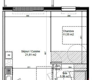  Appartement � louer 2 pi�ces 39 m�