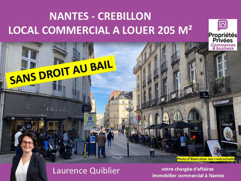 44000 NANTES - A LOUER LOCAL COMMERCIAL 205 m&sup2; 3666 44000 Nantes