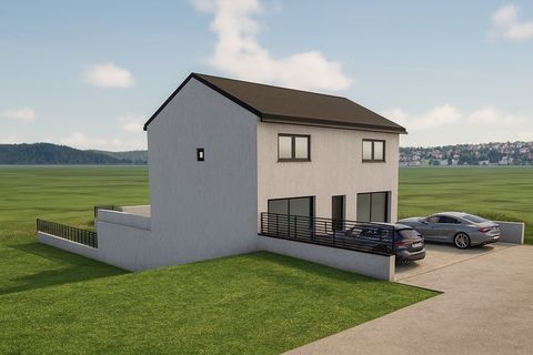   Maison +135 m� � 4 chambres � terrasse 60 m� � garage 110 m� � terrain 1 294 m� � Grindorff-Bizing (57480) Maison - 6 pi�ce(s) - 135 m�