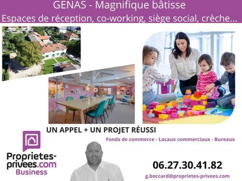 69740 GENAS - Murs commerciaux 345 m&sup2;, Terrain 1.281 m&sup2; 1610000 69740 Genas