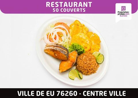BAR RESTAURANT 50 couverts , centre ville de EU (76260) licence IV 55000 76260 Eu