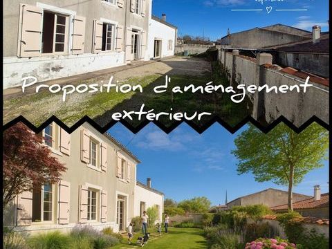   Maison � vendre 5 Chambres - gros potentiel - proche SURGERES Maison - 8 pi�ce(s) - 130 m�