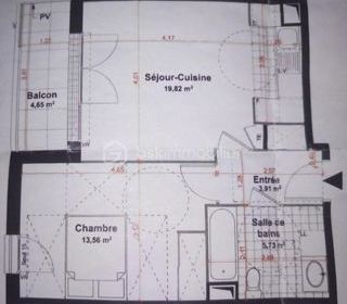  Appartement � vendre 2 pi�ces 44 m�