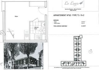  Appartement � vendre 1 pi�ce 20 m�