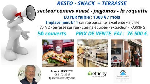 Restauration rapide 76500 06550 La roquette sur siagne