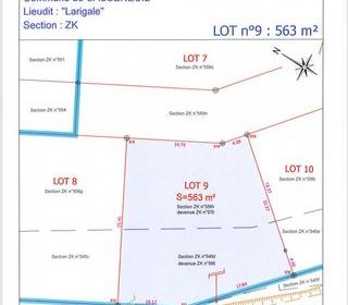 Terrain � vendre 563 m�