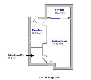  Appartement � vendre 2 pi�ces 28 m�