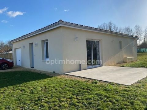   Logement basse consommation, class� A, chauffage par le sol avec pompe � Chaleur. Terrain enti�rement cl�tur� Maison - 3 pi�ce(s) - 72 m�