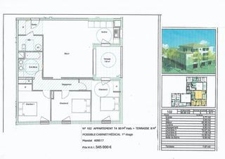  Appartement � vendre 4 pi�ces 90 m�