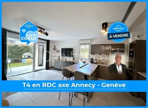   Appartement T4 r�cent, garage, parking privatif x 2, axe Annecy � Gen�ve (74) Appartement - 4 pi�ce(s) - 87 m�