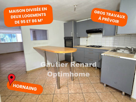   HORNAING � Maison 9 pi�ces de 181 m� divis�e en 2 logements Maison - 9 pi�ce(s) - 181 m�