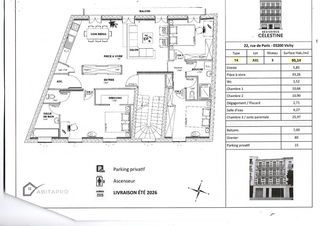  Appartement � vendre 5 pi�ces 95 m�