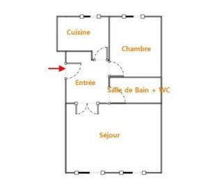  Appartement � vendre 3 pi�ces 57 m�