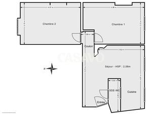  Appartement � vendre 3 pi�ces 50 m�