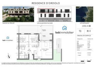  Appartement � vendre 3 pi�ces 67 m�