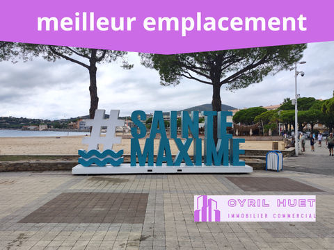 EXCLUSIVITE SAINTE MAXIME - MURS COMMERCIAUX LIBRES 27 m&sup2; 347000 83120 Sainte maxime