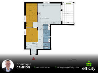  Appartement � vendre 3 pi�ces 75 m�